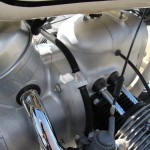 BMW R50 - 1959 - Motor ad Transmission, Inlet Pipe, Air Filter housing, Push Rod Tubes and Fuel Line.