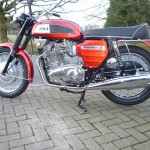 BSA Rocket 3 - 1969 - Exhaust System, Engine and Gearbox, Stand and Horn.