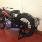 Coventry-Eagle - 1934 - Rear Number Plate, Rear Fender, Chain and Sprocket.