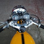 Ducati Desmo 250 - 1974 - Clocks, Tacho and Speedo, Clip Ons, Steering Damper and Cables.