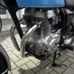 Honda CB360 - 1979 - Engine and Gearbox, Motor and Transmission, Exhaust Pipes and Frame Down Tube.