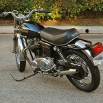 Norton Commando - 1974 - Rear Light, Fender, Seat and Number Plate.