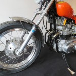 Triumph X-75 Hurricane - 1973 - Front Forks, Front Fender, Front Wheel and Frame.
