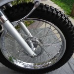 Yamaha CT1 175 Enduro - 1971 - Front Forks, Front Wheel, Mudguard Stays and Fender.