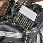 Yamaha RD250 - 1974 - Motor and Transmission, Exhaust, Cylinder head and Barrels.
