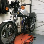 Honda CBX1000 - 1978 - Restoration, Front Forks, Frant Wheel and Mudguard.