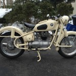 BMW R27 - 1965 - Right Side View, Fenders, Brakes, Seat Spring, Gearbox and Shaft Drive.