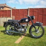 BSA Bantam D14 - 1968 - Engine and Gearbox, Exhaust and Petrol Tank.
