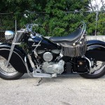 Indian Chief - 1947 - Running Board, Motor and Transmission, Petrol Tank, Seat and Frame.