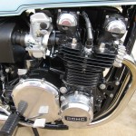 Kawasaki Z1-R - 1978 - Engine and Gearbox, Motor and Transmission, Polished Clutch Cover, Brake Pedal and Footrest.