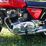 Norton Commando 850 - 1974 - Motor and Transmission, Chain Case, Engine and Gearbox.