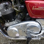 Norton Commando 750 - 1971 - Engine and Gearbox, Motor and Transmission. Primary Drive Cover, Footrest and Side Panel.