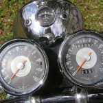 Triumph Trophy TR6 - 1968 - Clocks, Gauges, Speedo, Tacho and Ammeter.