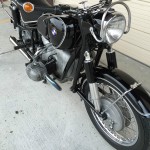 BMW R60/2 - 1965 - Front Forks, Front Fender, Front Wheel and Spokes.