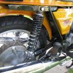 BMW R90S - 1975 - Swing Arm, Shock Absorber, Final Drive, Rear Footrest and Silencer.