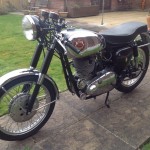 BSA Gold Star - 1961 - Front Wheel, Front Mudguard, Forks, Headlight, Chrome Tank and Seat Cover.