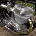 BSA Gold Star - 1961 - Rocker Cover, Cylinder Head, Exhaust, Carburettor and Cable.