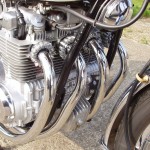 Honda CB500 Four - 1971 - Engine and Gearbox, Exhausts, Speedo Cable, Horn and Cylinder Head.