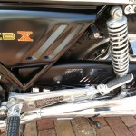 Honda CBX - 1979 - Side Panel, Chain Guard, Shock Absorber, Rear Footrest and Exhaust.