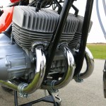 Kawasaki H1C 500 - 1972 - Engine and Gearbox, Engine Cases. Cylinder Heads and Exhausts.