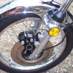 Kawasaki Z1 - 1975 - Front Wheel, Disc Brake, Calliper and Reflector.