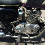 Triumph Daytona - 1970 - Engine and Gearbox, Kick Start, Footrest, Timing Cover and Air Filter.