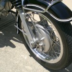 BMW R69S - 1968 - Front Wheel, Front Forks, Fender and Wheel.