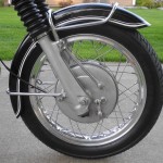 BMW R69S - 1968 - Front Wheel, Front Mudguard, Brake Drum, Speedo Cable and Fender.