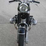 BMW R69S - 1968 - Front View, Head Light, Handlebars, Levers and Grips.