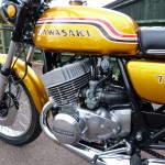 Kawasaki H2 750 - 1972 - Engine and Gearbox, Carburettors, Engine Covers, Airbox, Kawasaki Tank Decal and Side Panel.