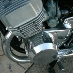 Kawasaki H1 500 - 1974 - Engine and Gearbox, Barrels and Heads, Carbs, Alternator Cover.