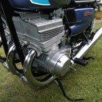 Suzuki GT550 - 1973 - 550cc Two Stoke Triple, Ram Air Covers, Cylinder Heads and Barrels.