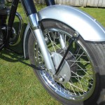 Triumph Speed Twin - 1964 - Front Fender, Front Suspension, Forks, Wheel and Hub.