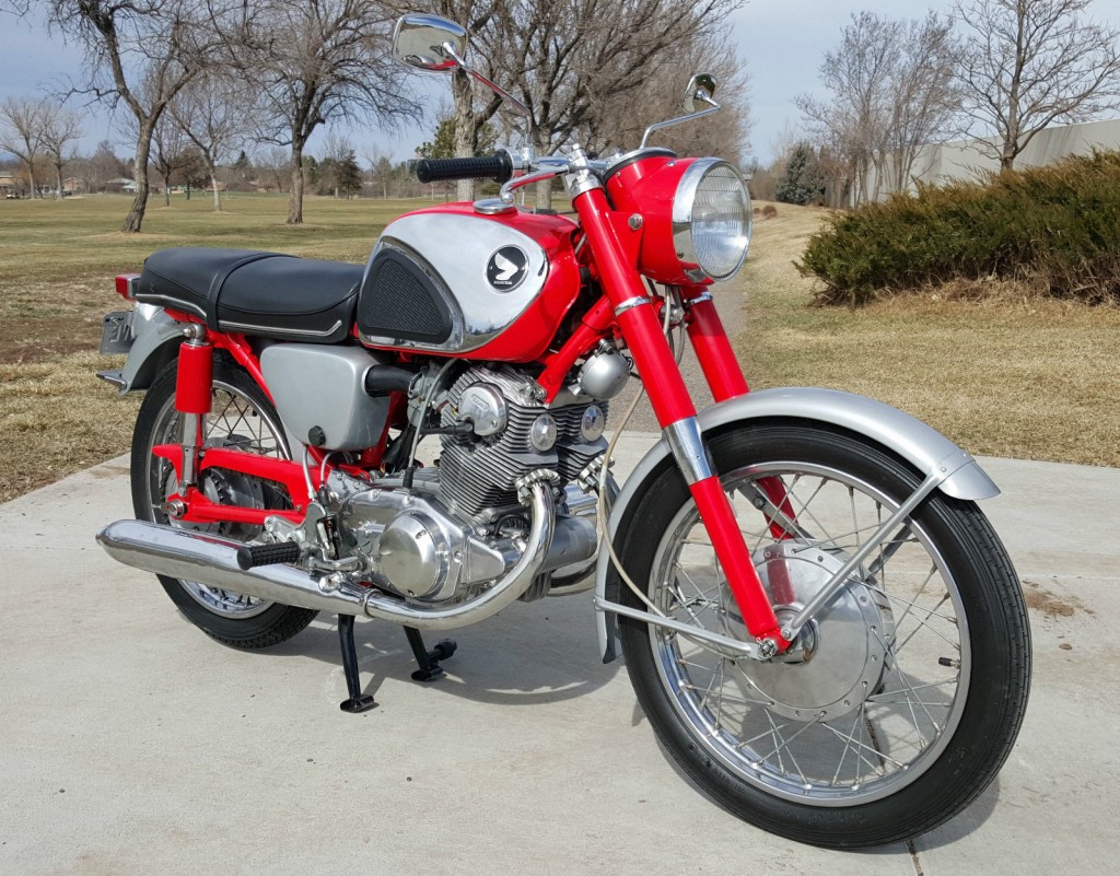 Restored Honda CB77 Superhawk - 1966 Photographs at Classic Bikes ...